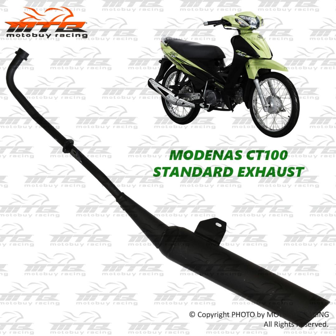 MODENAS CT100 STANDARD EXHAUST, Auto Accessories on Carousell