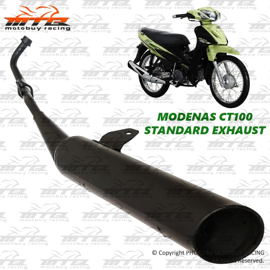 MODENAS CT100 STANDARD EXHAUST, Auto Accessories on Carousell