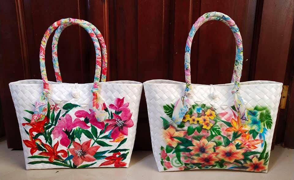 MODERN BAYONG HANDWOVEN BAG, Women's Fashion, Bags & Wallets, Beach