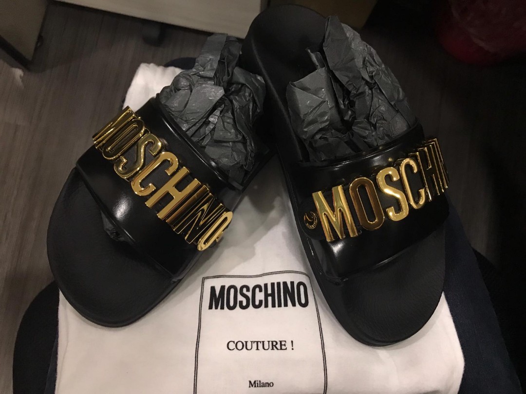 Moschino slipper sandal Women s Fashion Footwear Flipflops