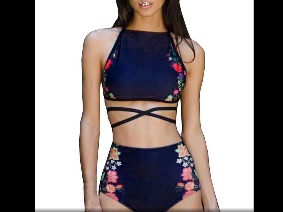 half shoulder swimsuit
