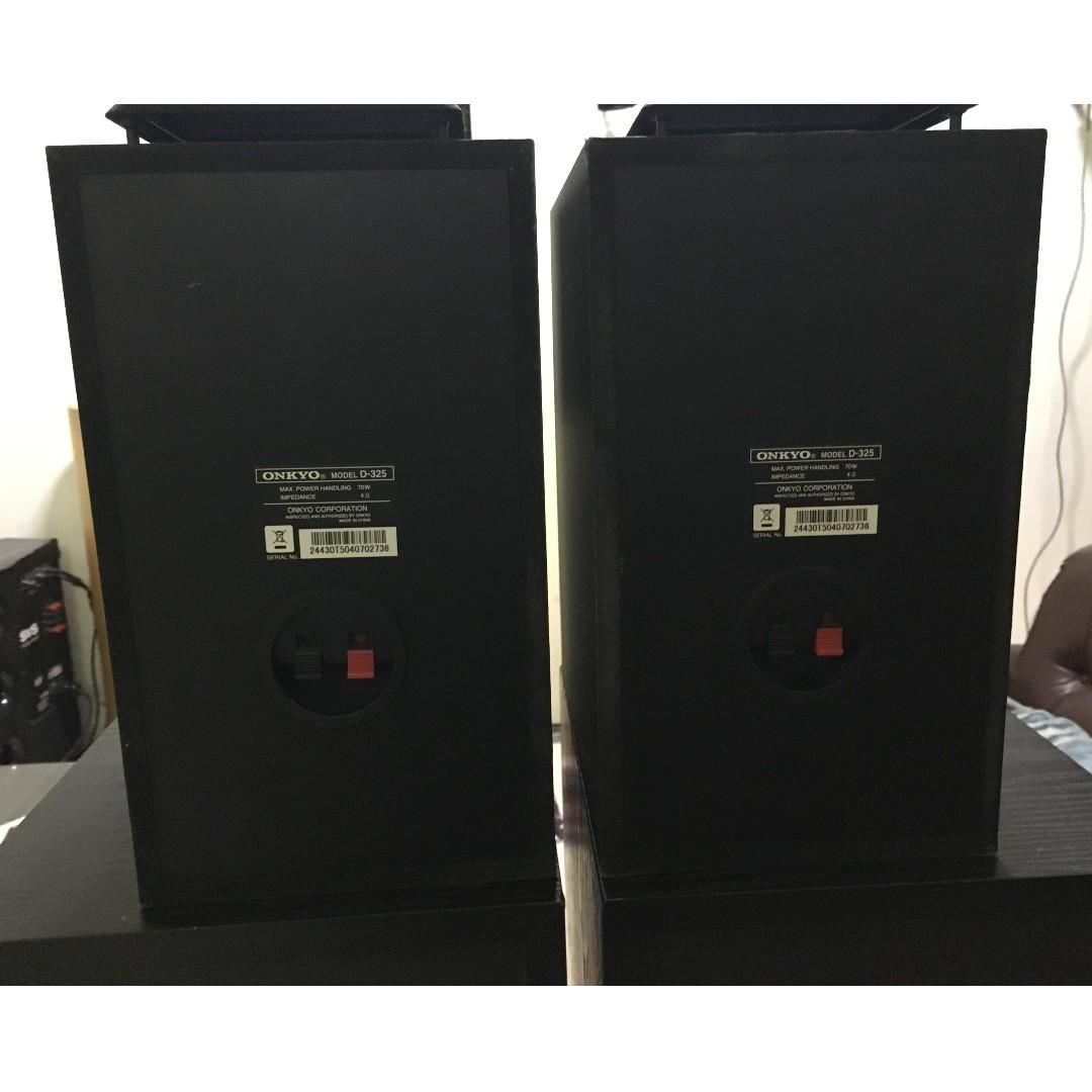 Onkyo d 325 speakers hotsell