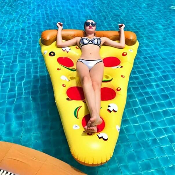 pizza swimming float