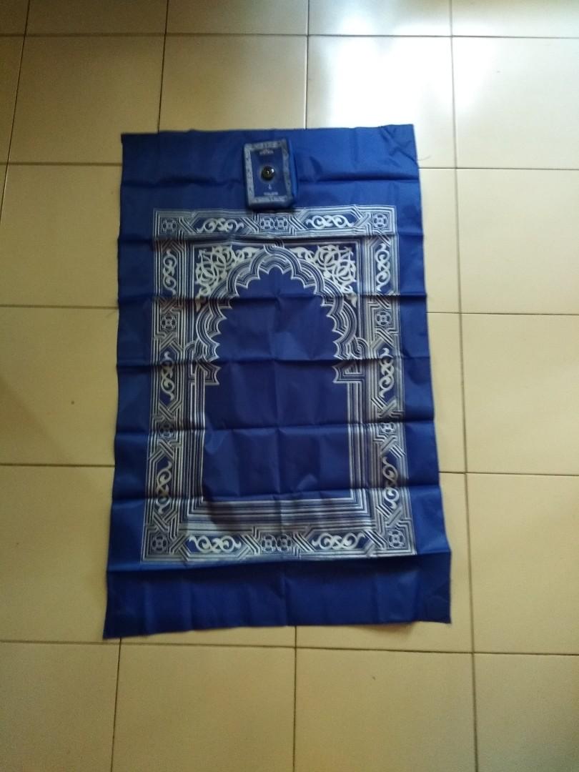 Pocket Sejadah With Compass Furniture Others On Carousell