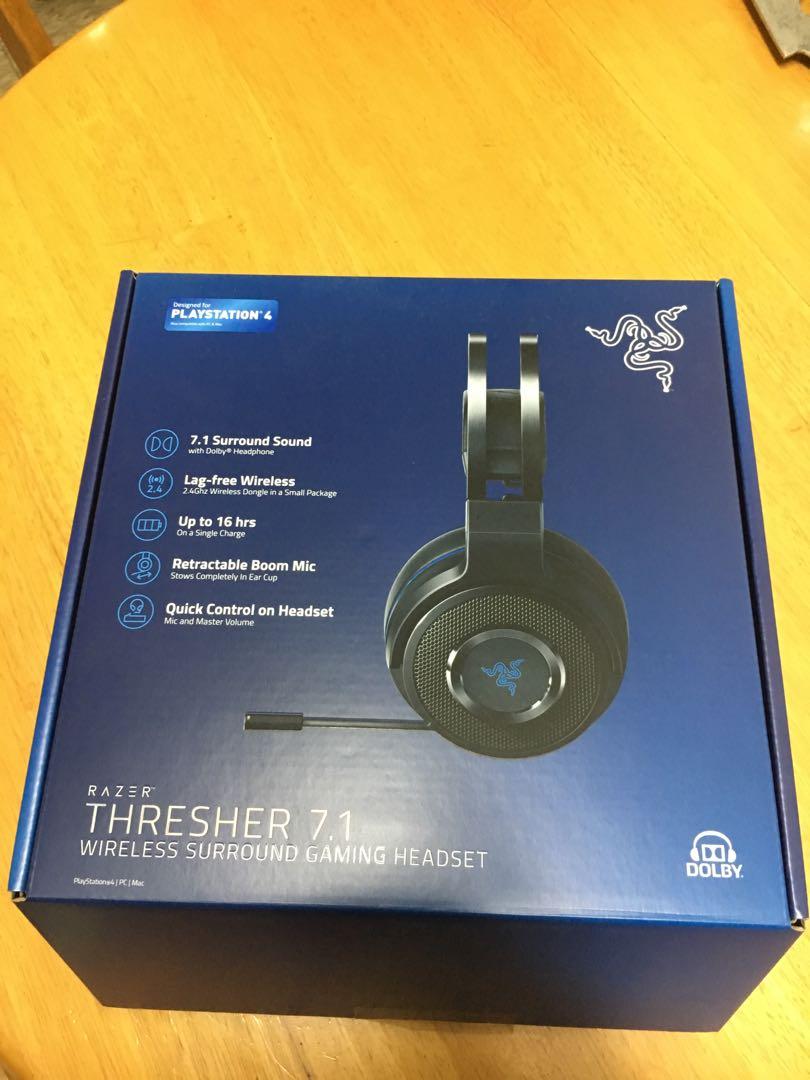 Razer Thresher 7 1 無線耳機headphone 錄音器材 耳機 Carousell Razer Thresher 7 1 無線耳機headphone 錄音器材 耳機 Carousell