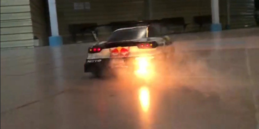 rc drift car backfire