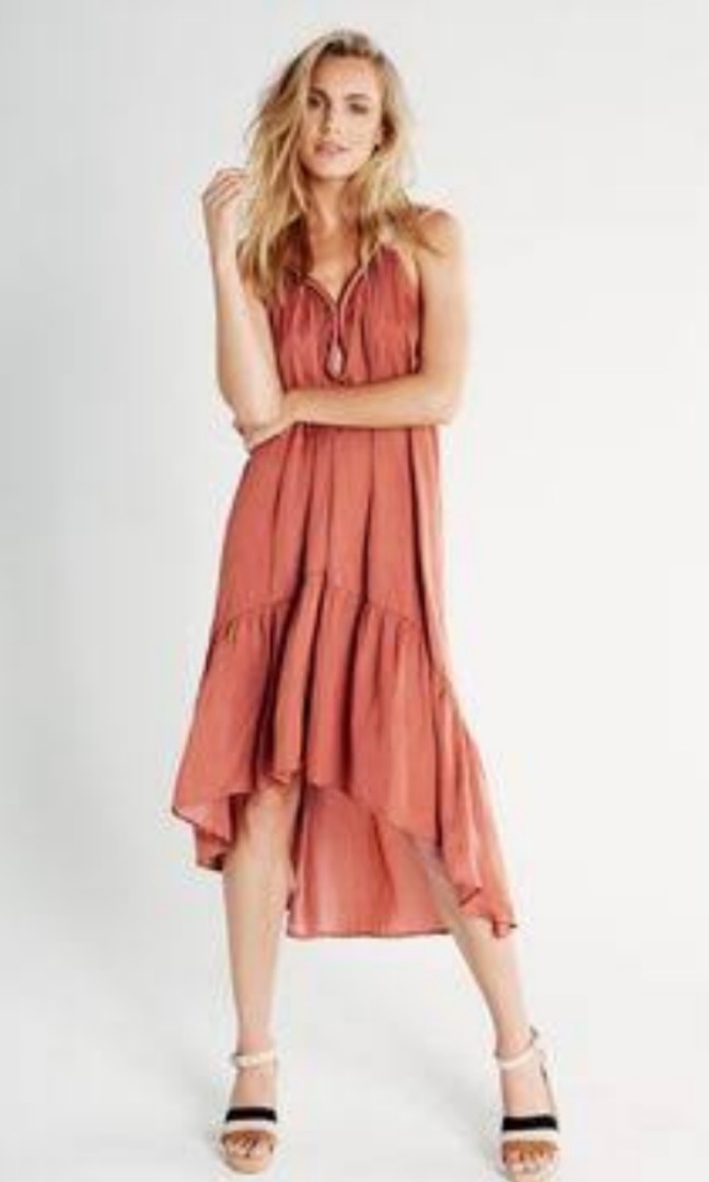 sheike rust dress