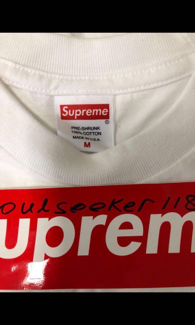 Supreme eternal tee white top