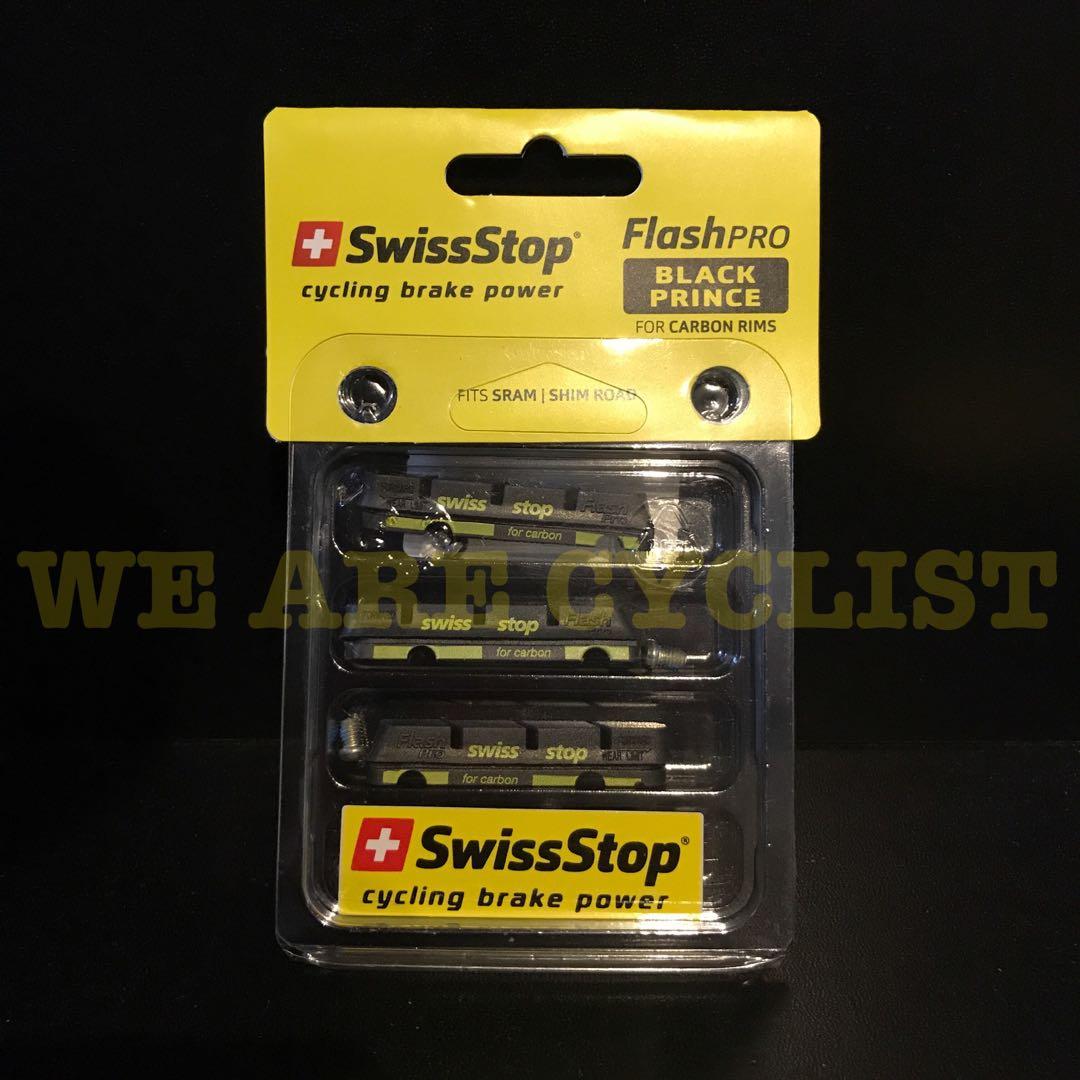 Swiss Stop Flash Pro Black Prince Carbon Wheelset Brake Pad Sports Bicycles On Carousell Learn about side effects, interactions and indications. prince carbon wheelset brake pad