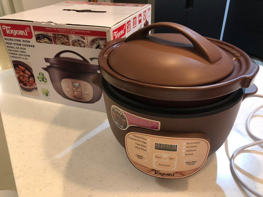 toyomi claypot rice cooker
