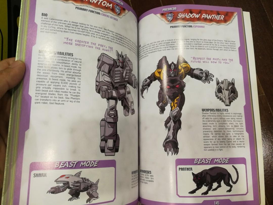 Transformers beast wars sourcebook, Hobbies & Toys, Books & Magazines