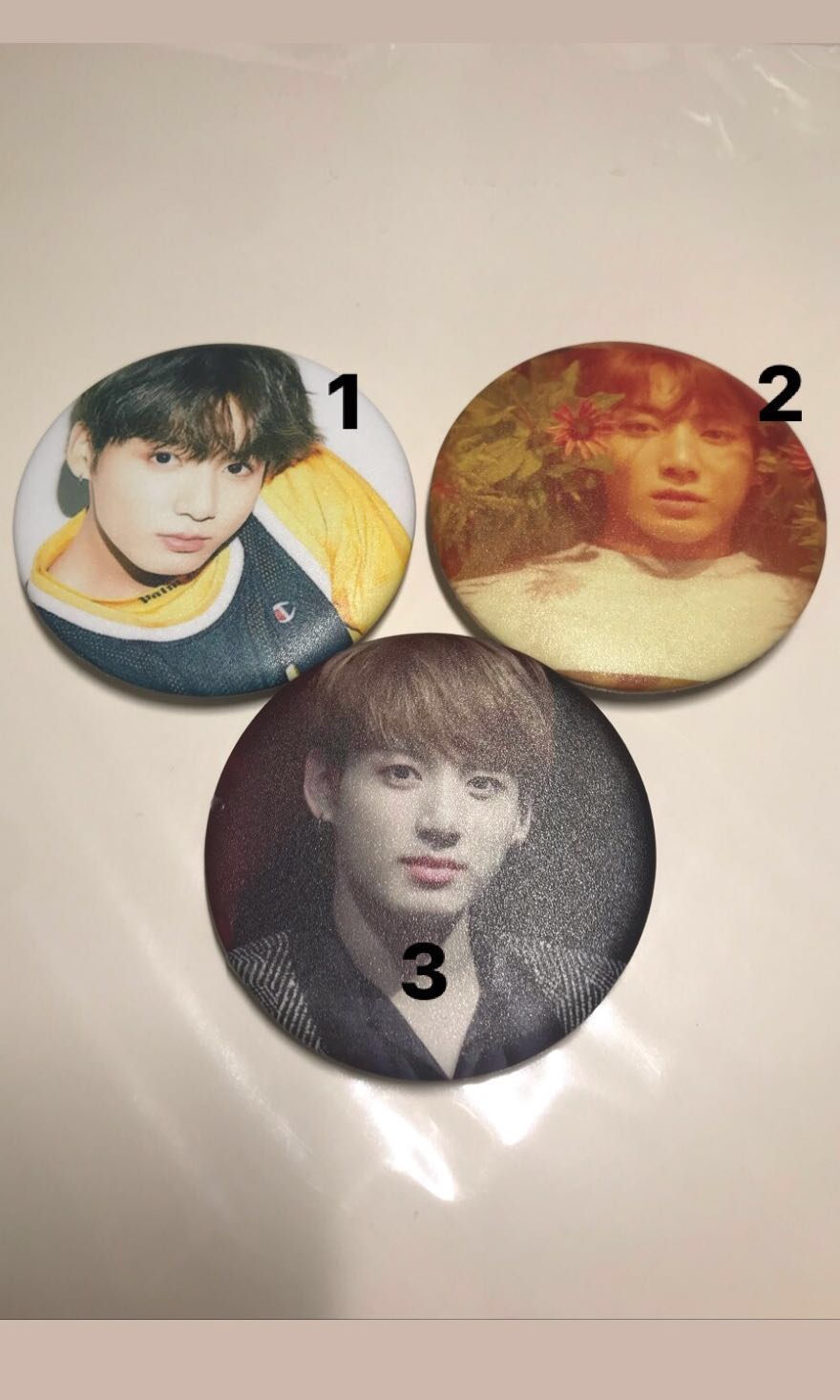 Unofficial Bts Jungkook And Taehyung Badges Entertainment K Wave