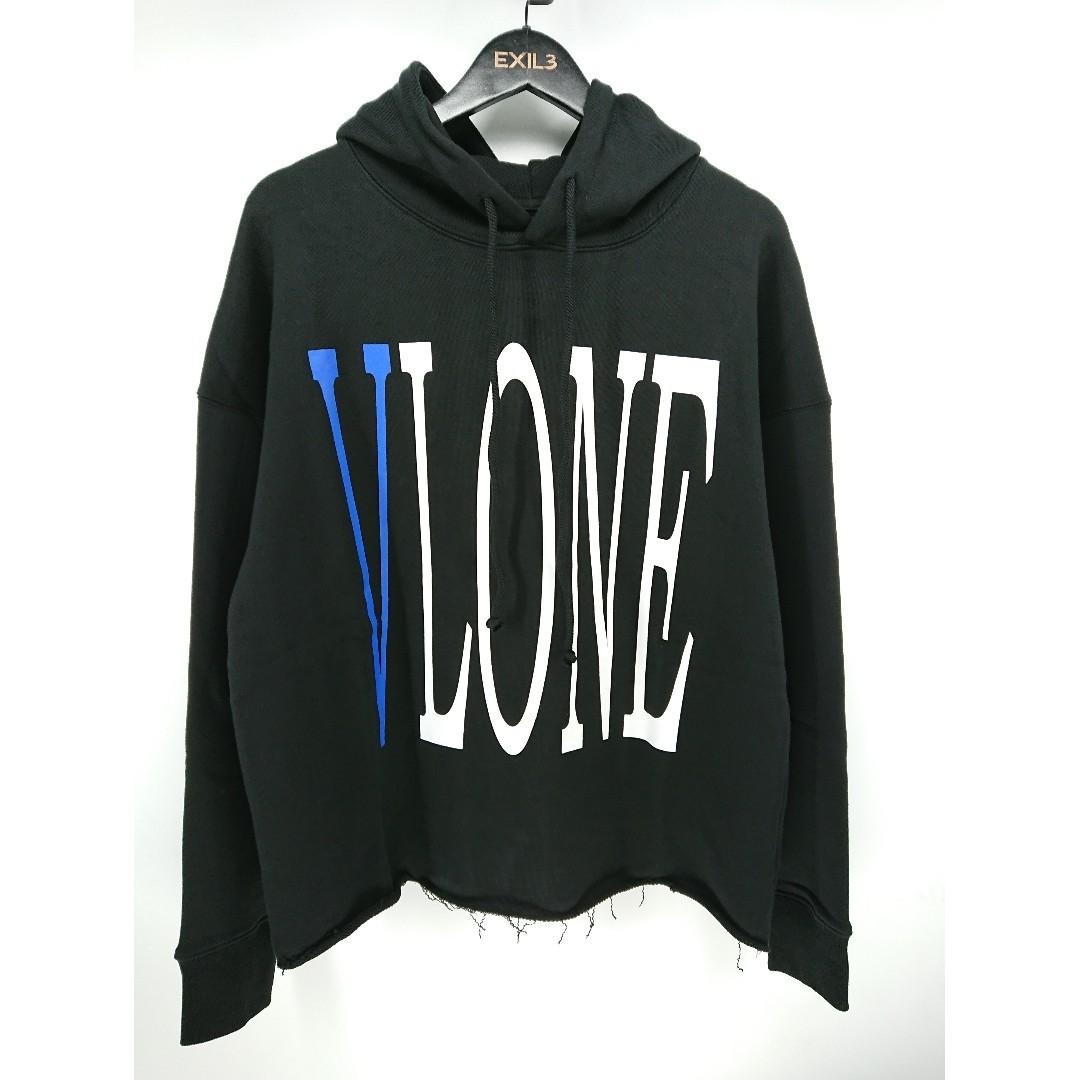 Vlone Staple Hoodie (Black/Blue) [S.M.L], Men's Fashion, Tops u0026 Sets,  Hoodies on Carousell