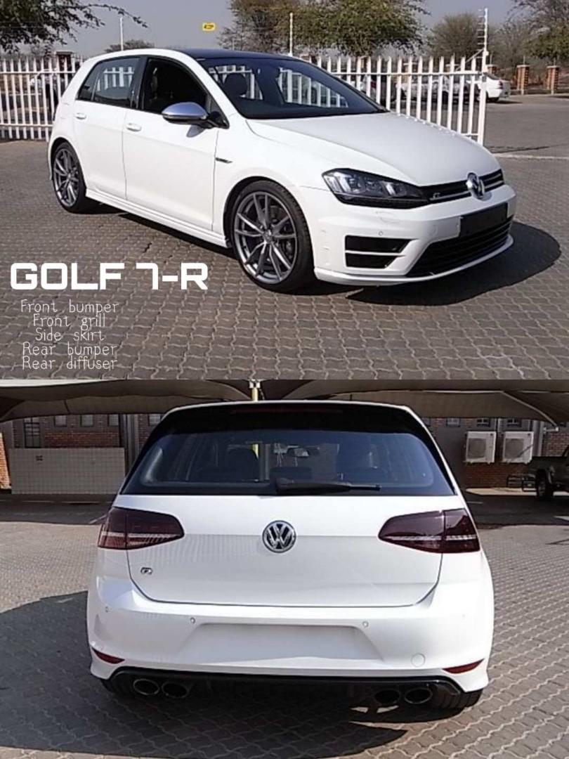VW Golf 7 - body kit, front bumper, rear bumper, side skirts, tuning