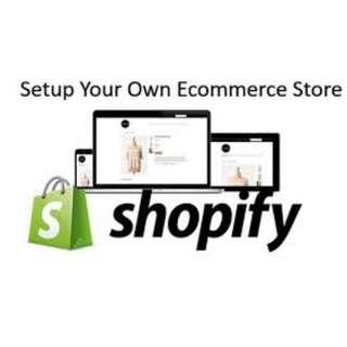 I will create a shopify ecommerce store for your business