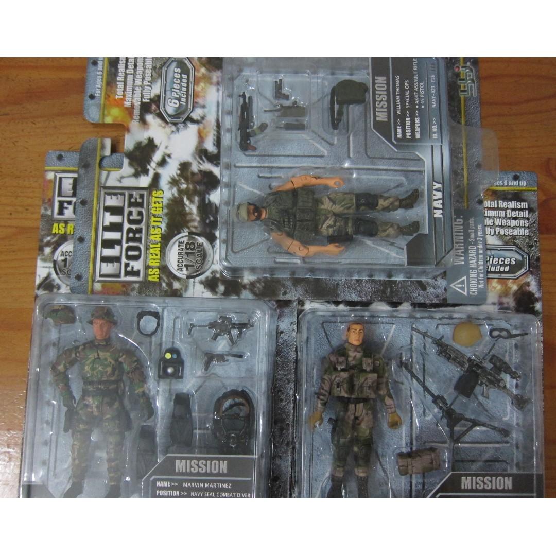 1 18 BBI Elite Force USMC 5 Sets Of Soldiers Star Wars Army