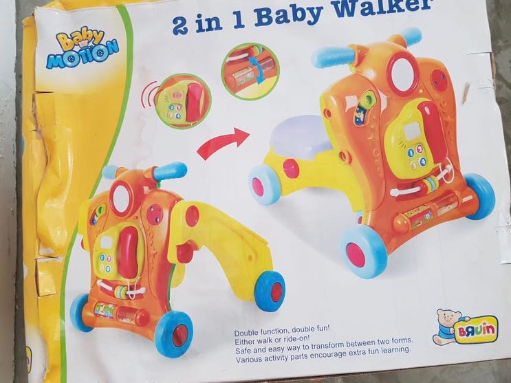double baby walker