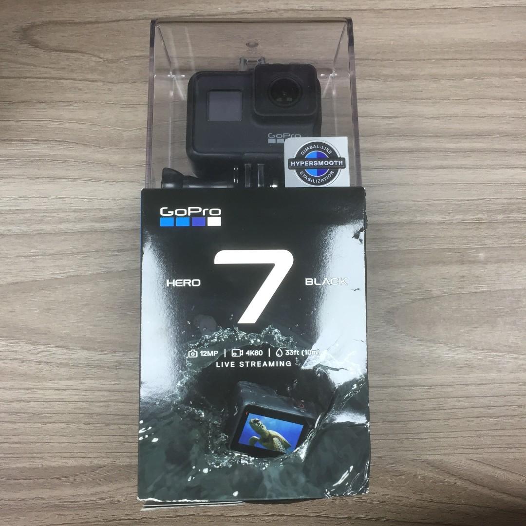 全新未開封GoPro Hero 7 Black (只有外盒有少許殘), 攝影器材, 攝影 