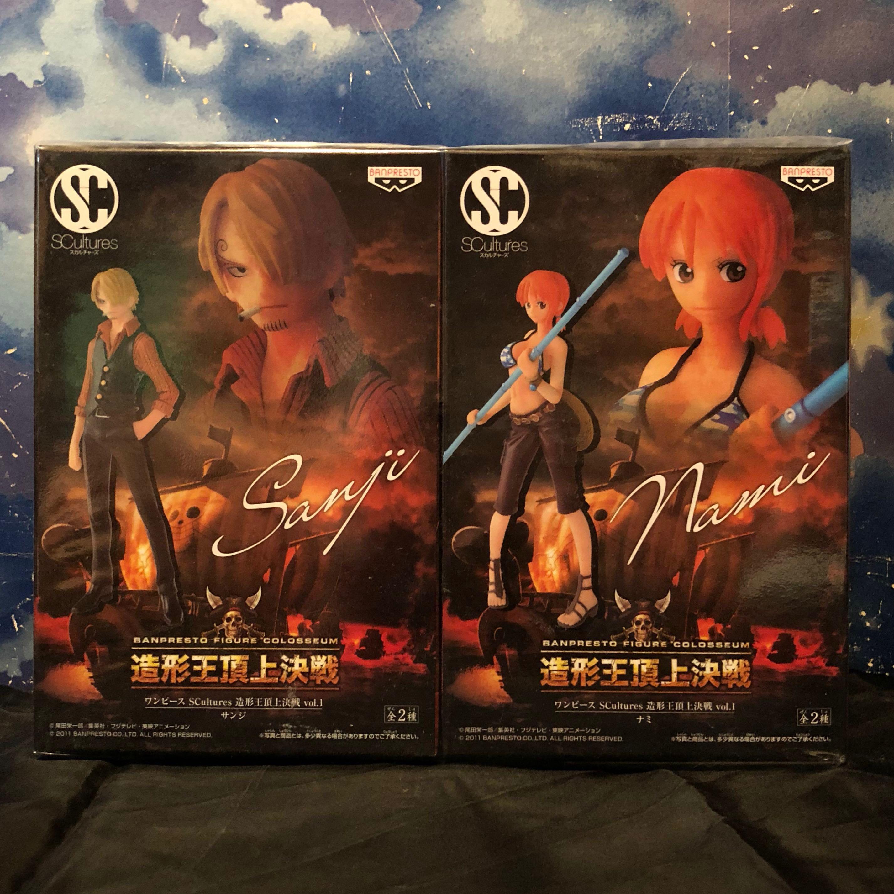 全新絕版one Piece 海賊王景品造型王頂上決戰1 Vol 1 山治娜美 興趣及遊戲 玩具 遊戲類 Carousell