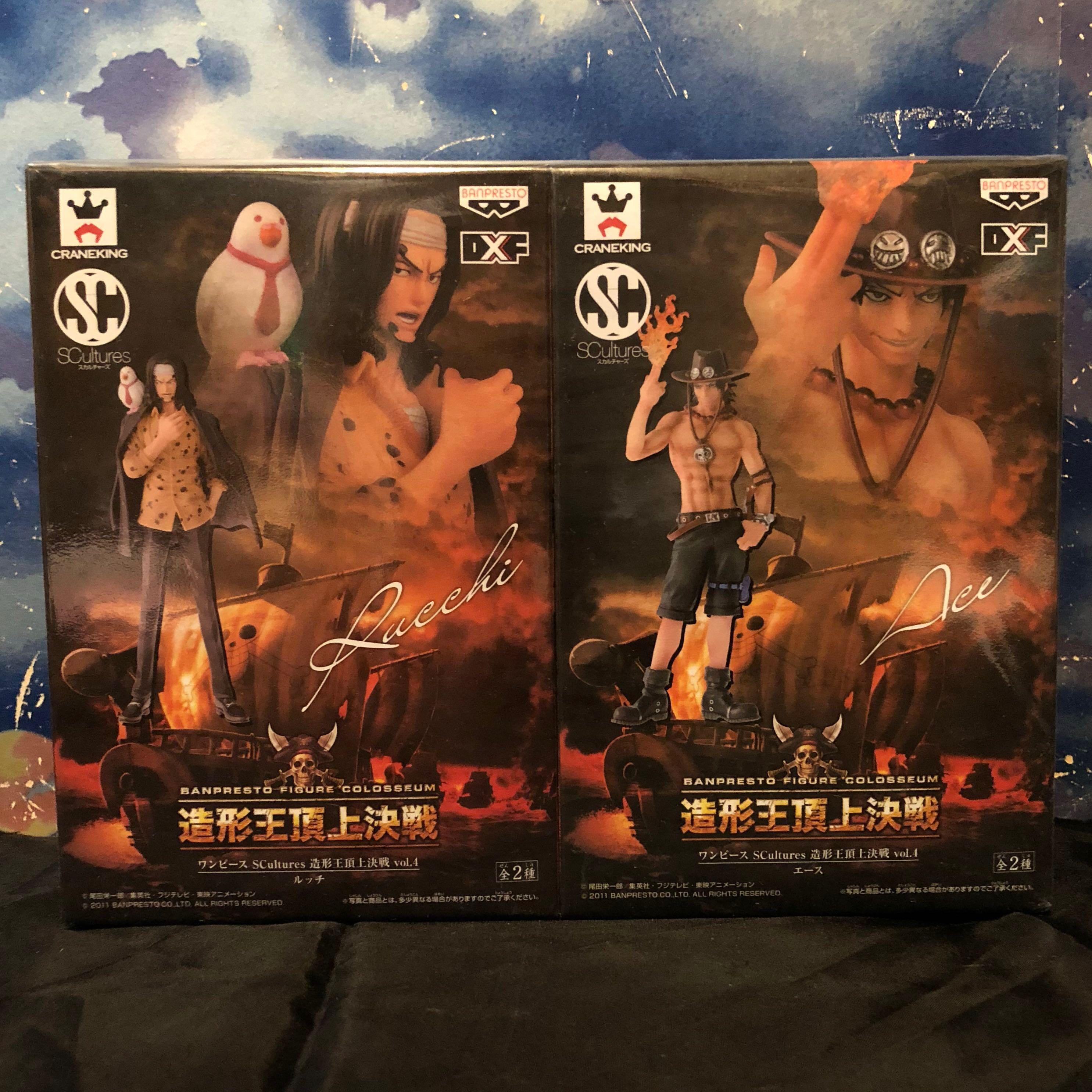 全新絕版one Piece 海賊王景品造型王頂上決戰1 Vol 4 艾斯魯茲 興趣及遊戲 玩具 遊戲類 Carousell