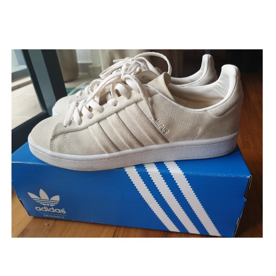 Adidas campus shop stitch beige