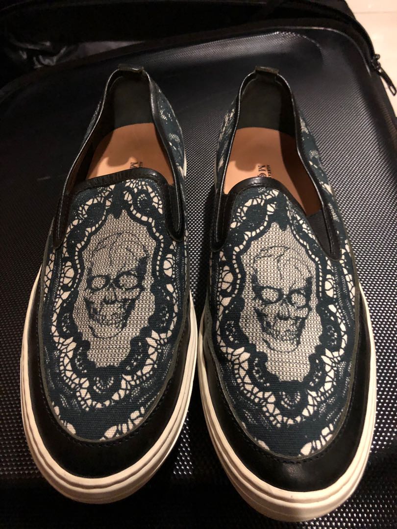 alexander mcqueen slip ons