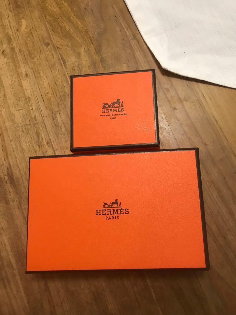 Authentic Hermes boxes x 2, Luxury 