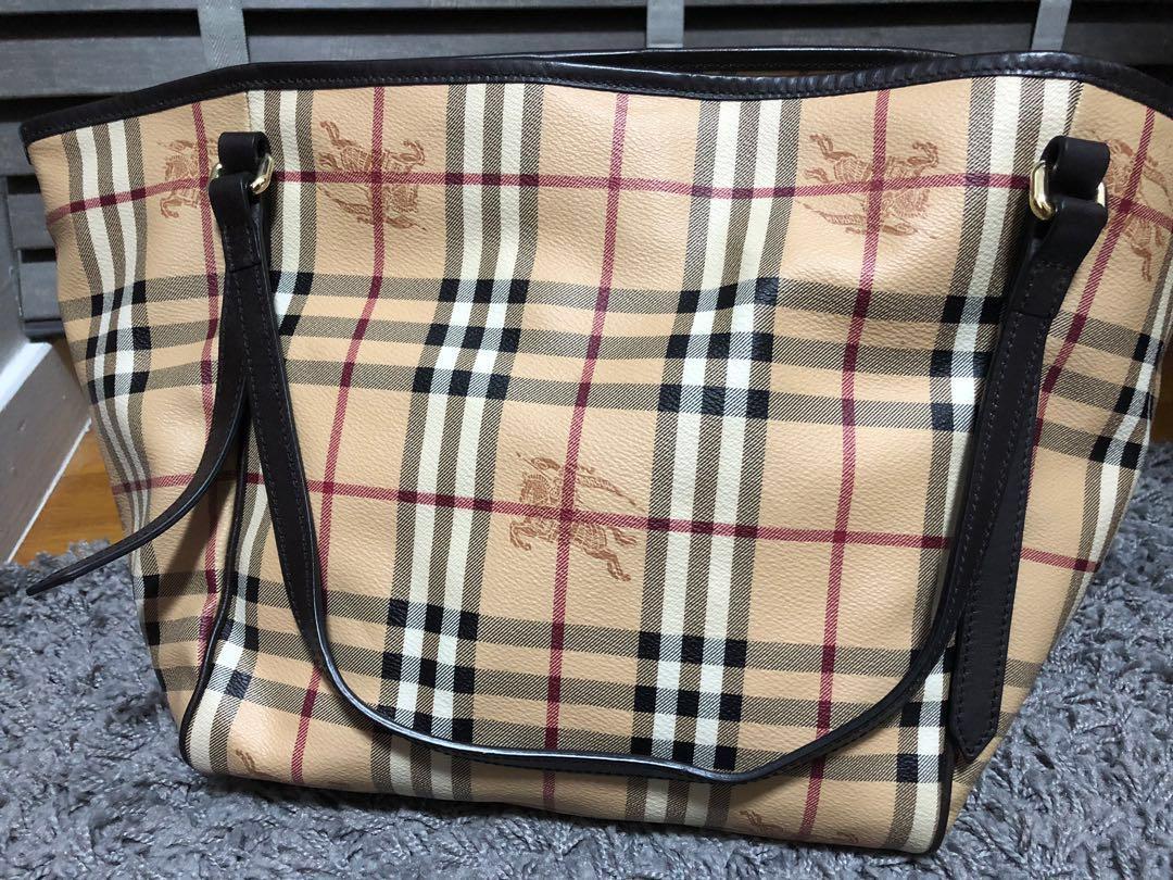 burberry tote bag used