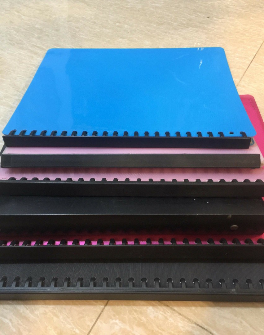 Clear Folder Spiral, Hobbies & Toys, Stationary & Craft, Craft Supplies