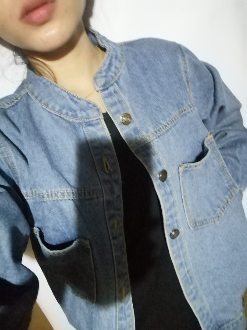 denim jacket bomber