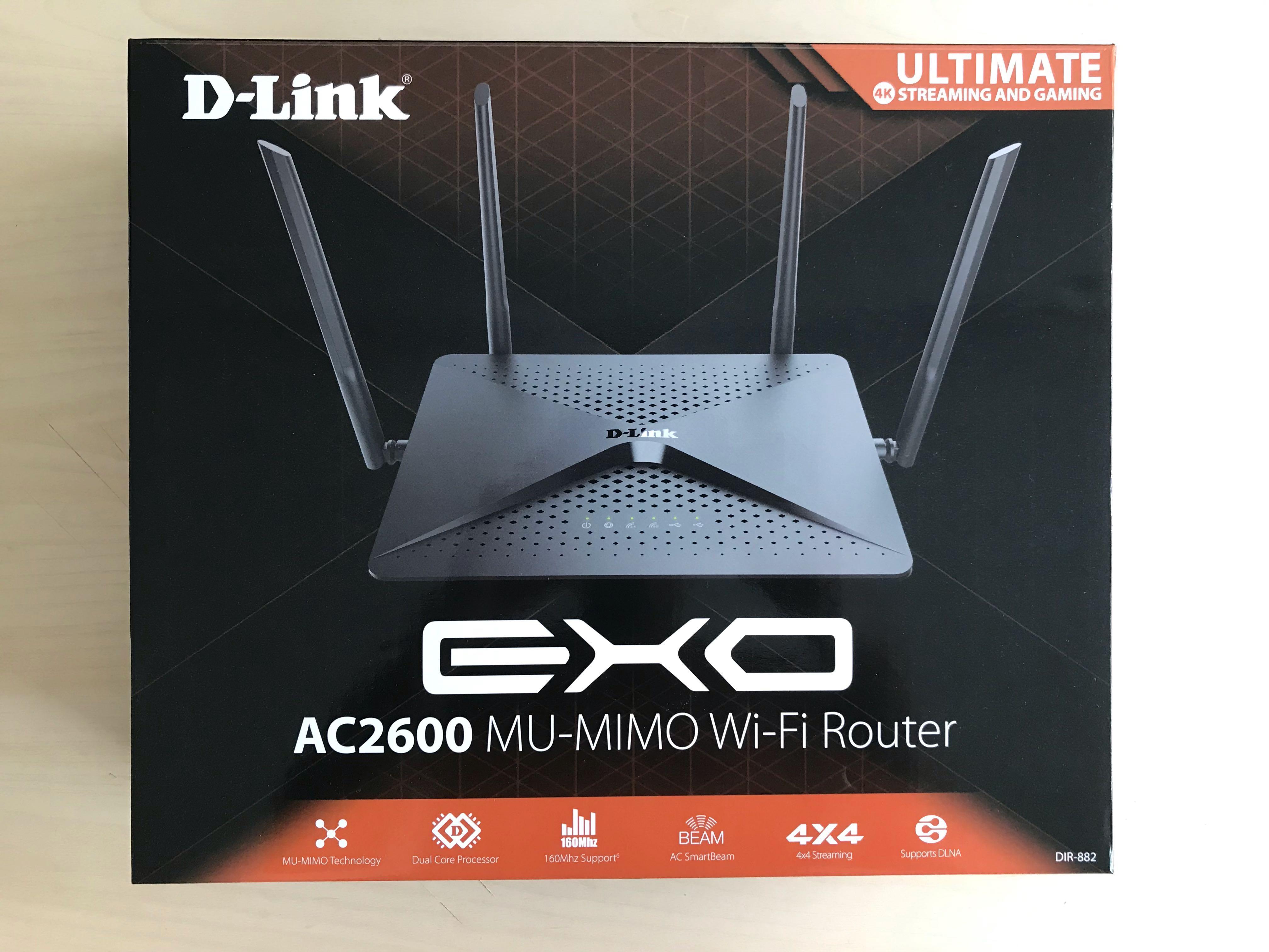 D Link Dir 882 Ac2600 Mu Mimo Gigabit Router Electronics Computer Parts Accessories On Carousell