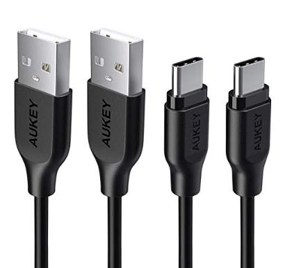 E1310 Aukey Usb C Cable 3 3ft 1m 6 6ft 2m 2 Pack Usb