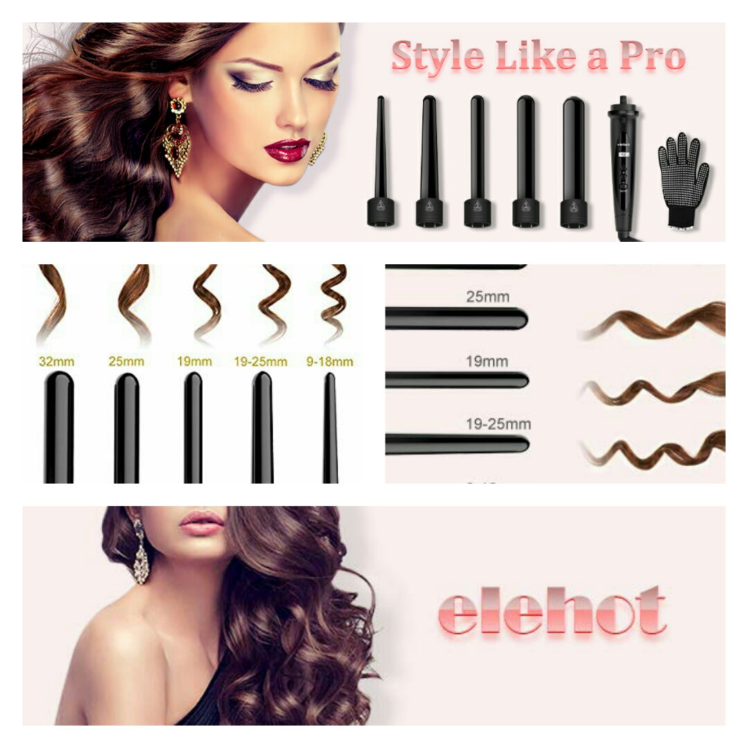 Elehot curling wand clearance