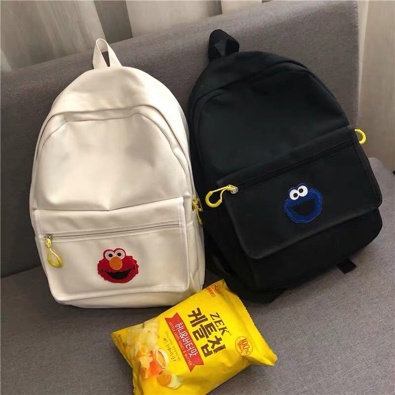 Elmo backpack (Category: Backpacks) located in Singapore. Submitted by thingsofher (Listing ID 217934197, Image 1). Description: ✨PRE-OREER✨ 🎉FLASH SALES🎉 🧚🏻‍♀️ 1 FOR $20🧚🏻‍♀️ 🧚🏻‍♀️ 2 FOR $35 🧚🏻‍♀️ Hurry and grab yours now❗️❗️ 🍃Do note that waiting time is approximately 2 weeks once pre-order closes🍃 🎈Different designs & colours are available as shown in the photos above🎈 CTB ONLY if you're genuinely interested 😊 📬 Mailing: +$2 👥
