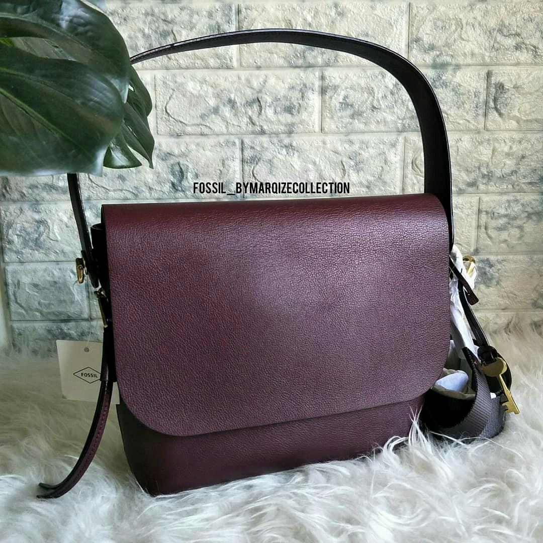 Fossil maya crossbody fig online