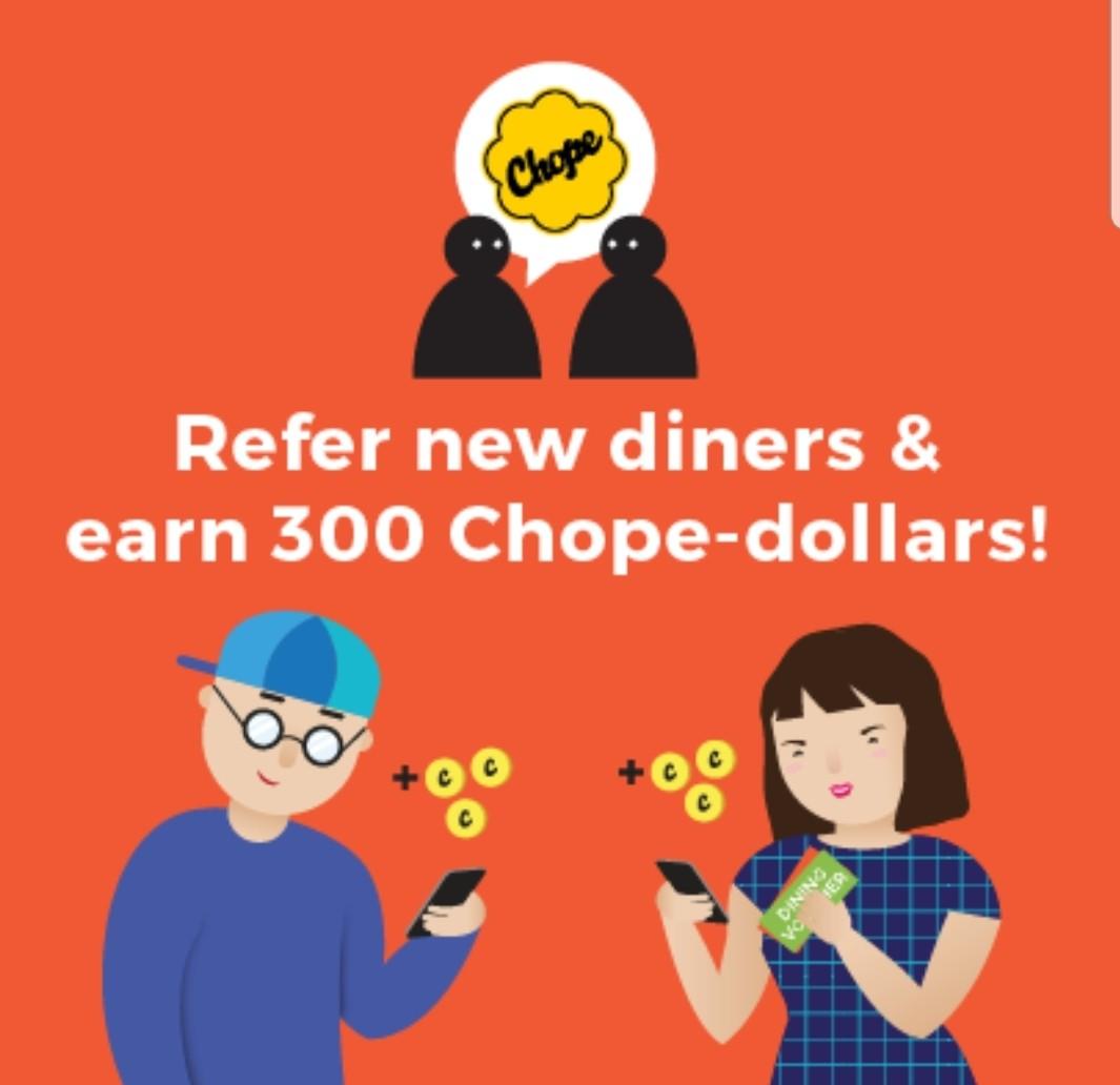 chope promo code new user