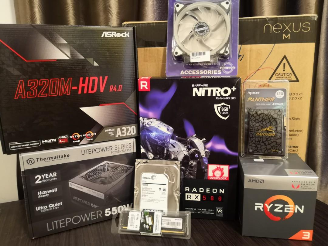 Ryzen 2200g rx 580 8gb cheap
