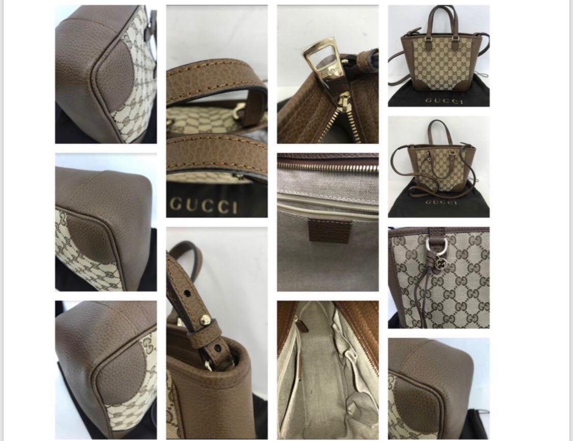Gucci GG Canvas Bree Mini Tote Bag – FUTURO