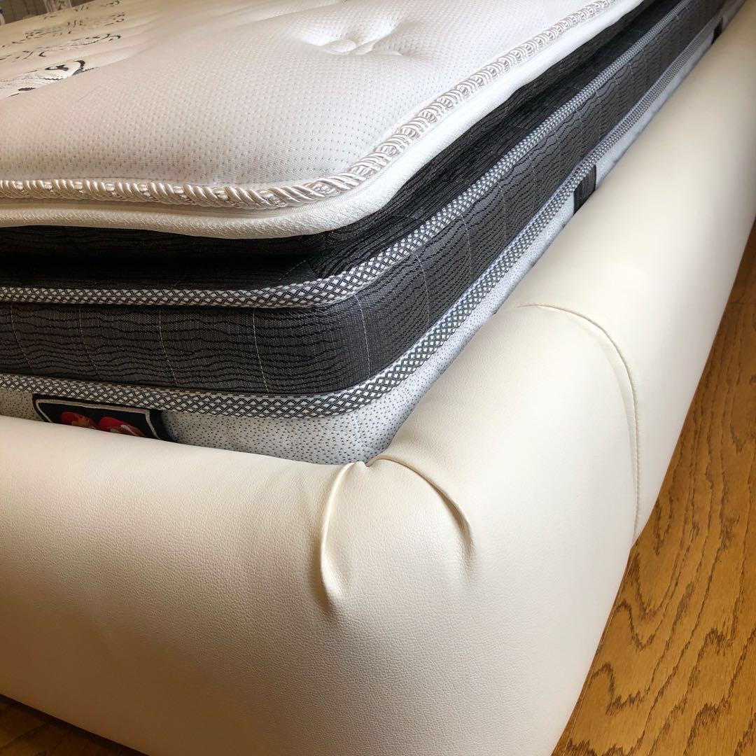 Harvey Norman Hilker King Mattress with bedframe, Furniture & Home Living, Furniture, Bed Frames