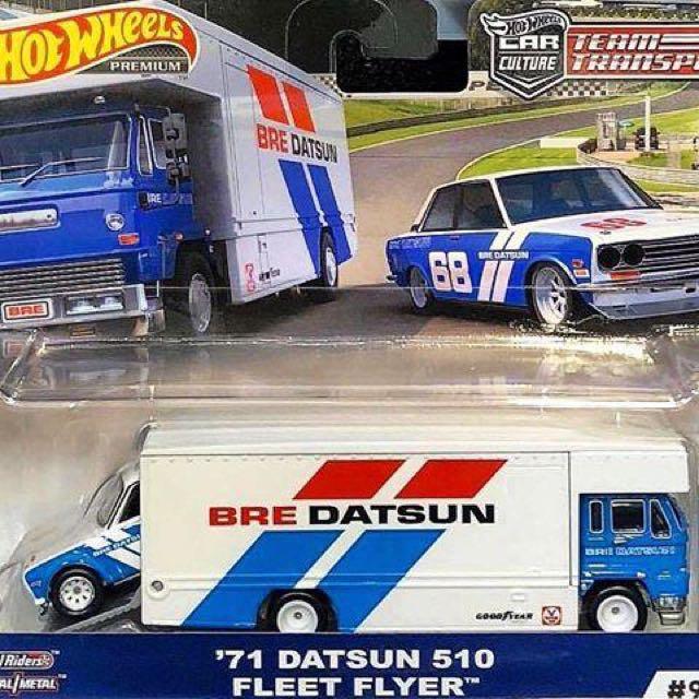 hot wheels team transport datsun