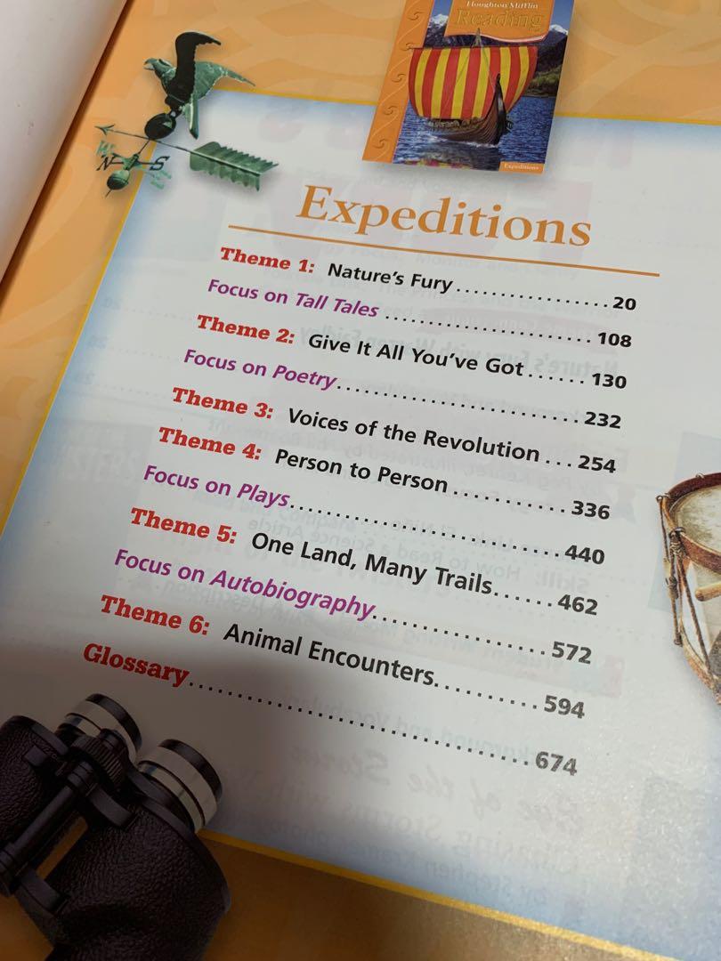 Houghton Mifflin Reading Expeditions 5, Hobbies & Toys, Books