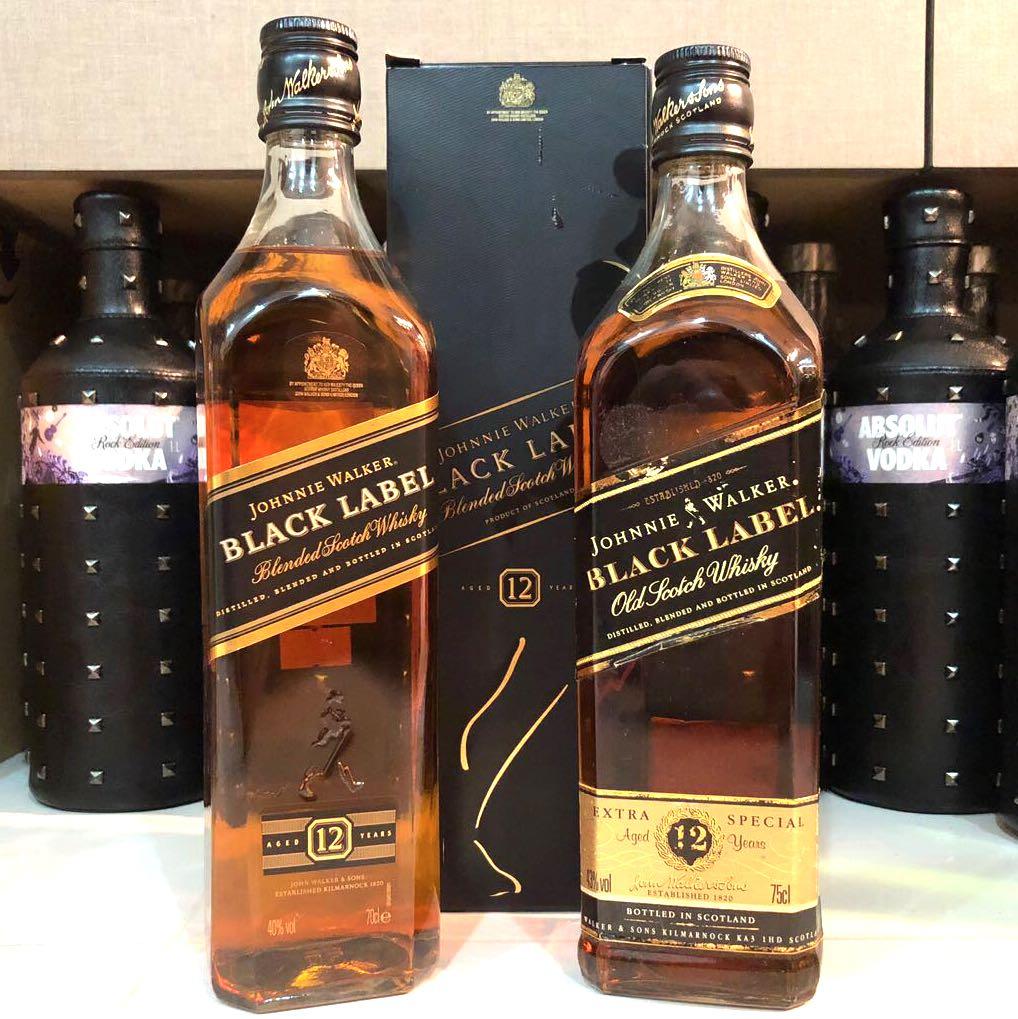 Johnnie Walker Black Label 750ml, Food & Drinks, Alcoholic ...