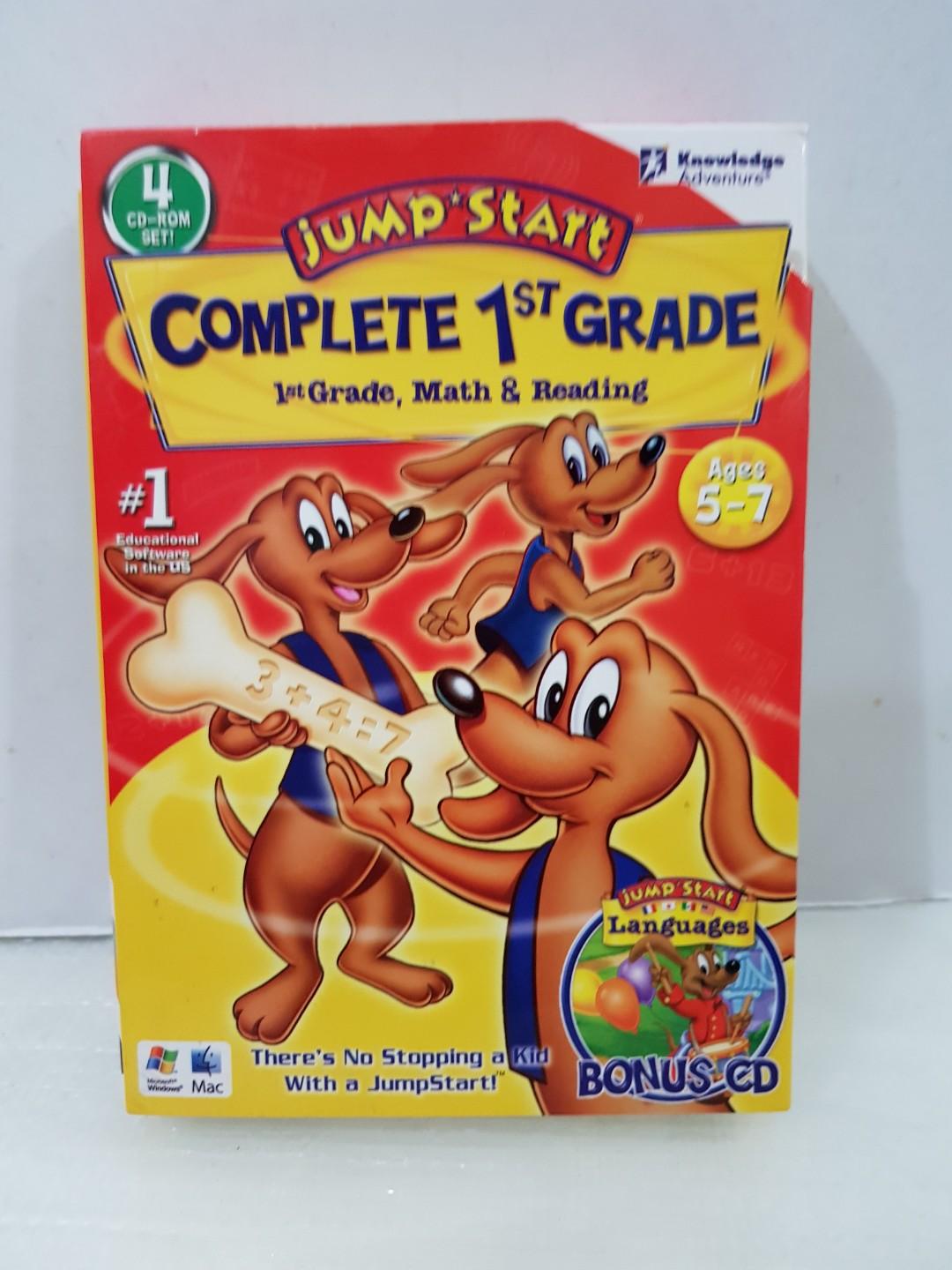 Jumpstart 1st Grade For Ages 5 7 Toys Games Video Gaming
