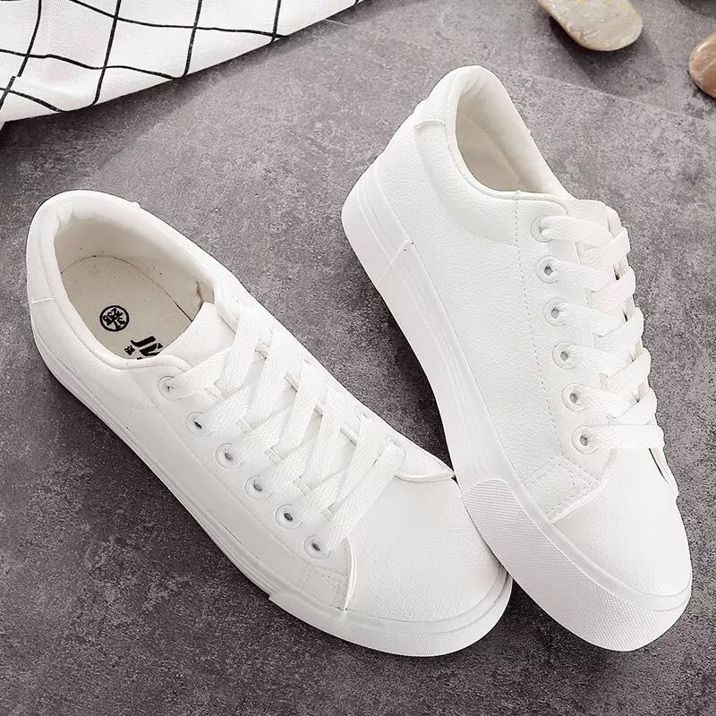 Korean style white shoes, Women's 