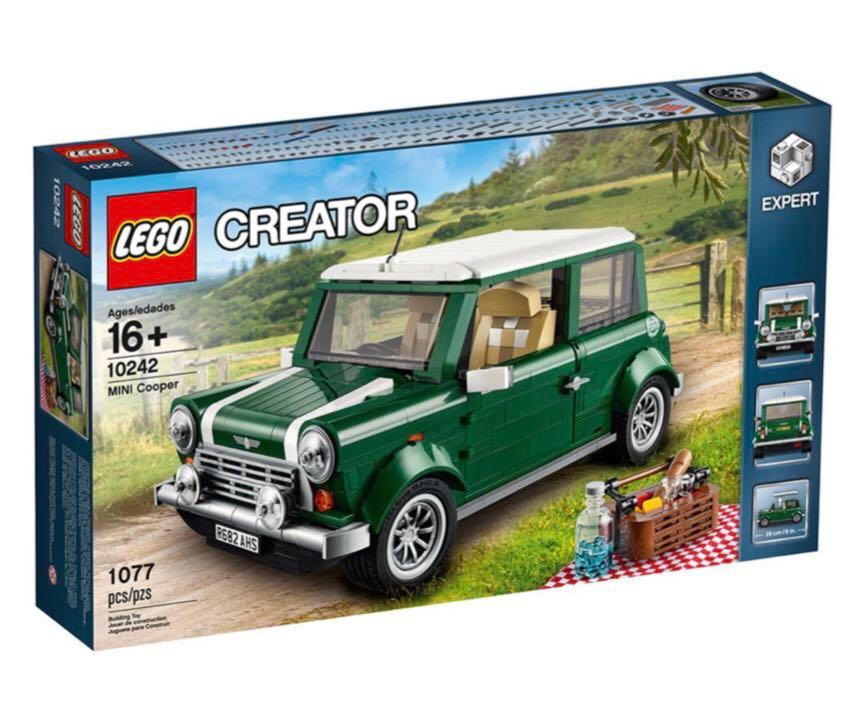 lego green mini cooper