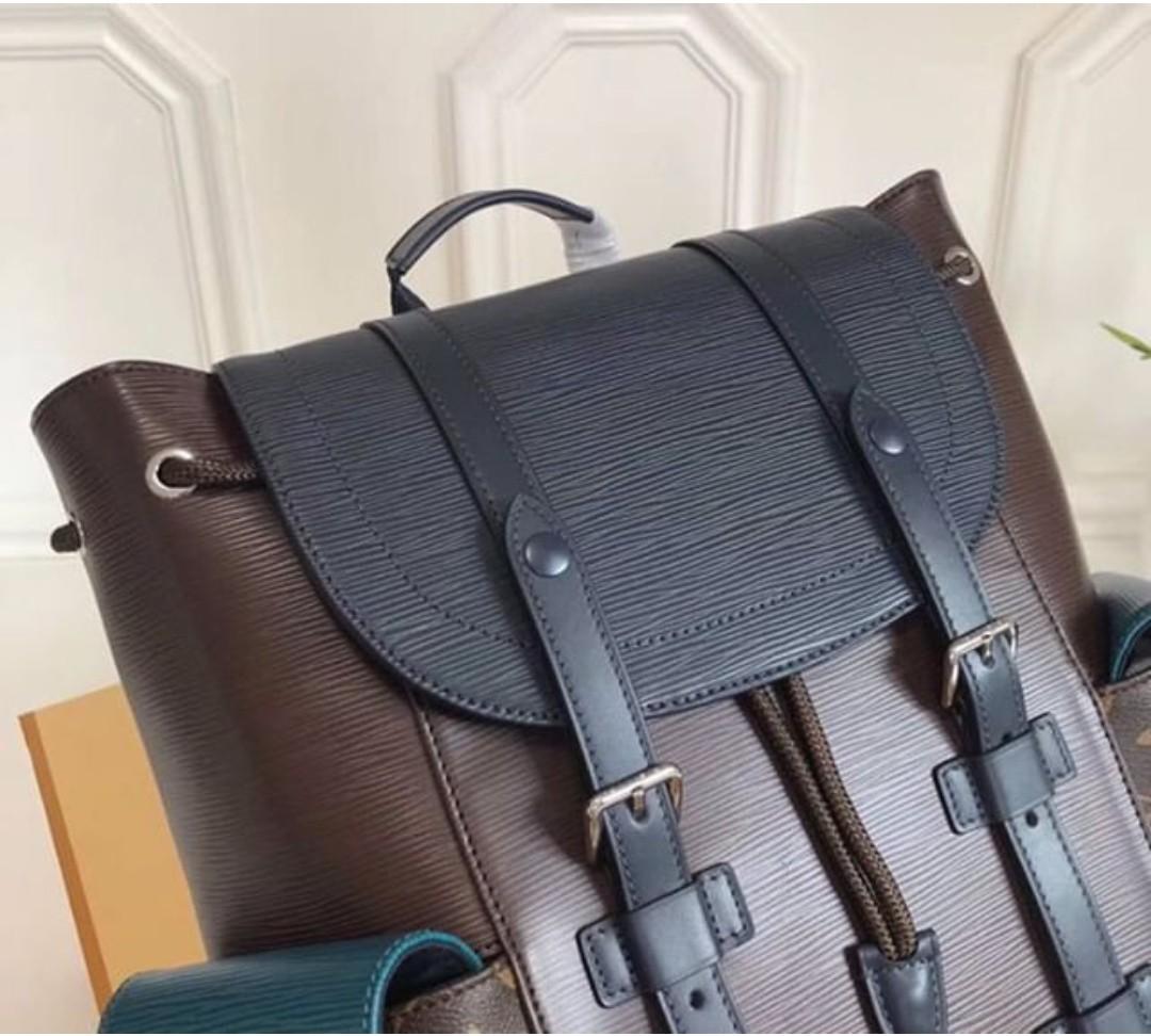 LV Christopher Backpack Monogram GM Prism, Luxury, Bags & Wallets on  Carousell