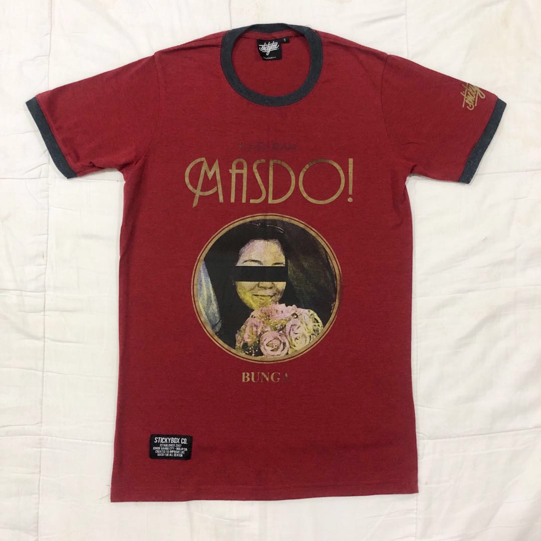 Masdo Bunga Ringer Shirt Men S Fashion Clothes Tops On Carousell Lyrics for bunga by masdo. carousell