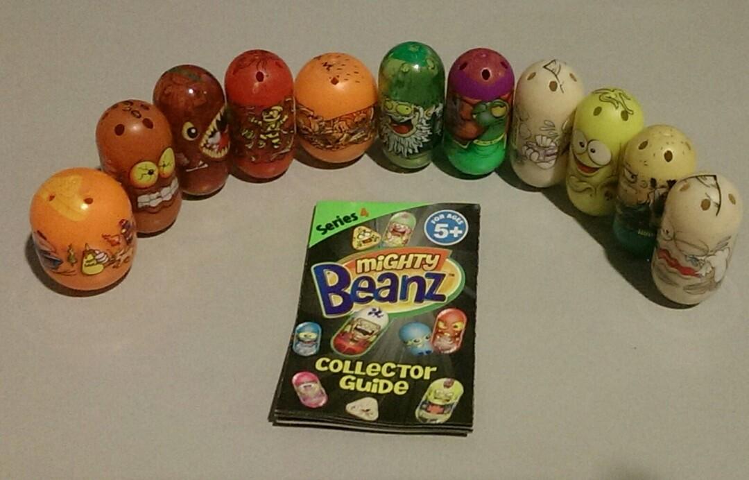 Mighty Beanz Collection Of 12 Toys Games Action Figures Collectibles On Carousell