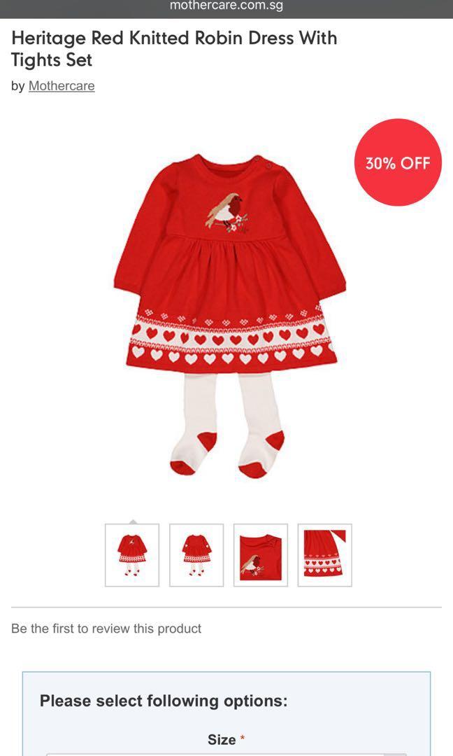 mothercare robin dress