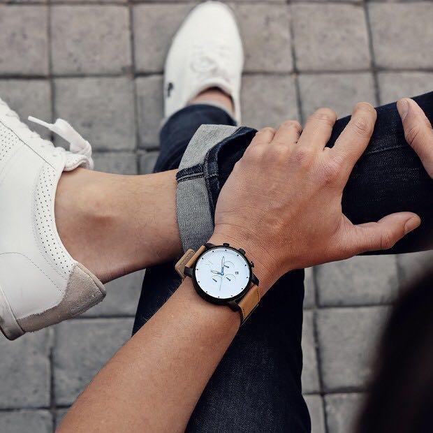 Chrono white black new arrivals tan